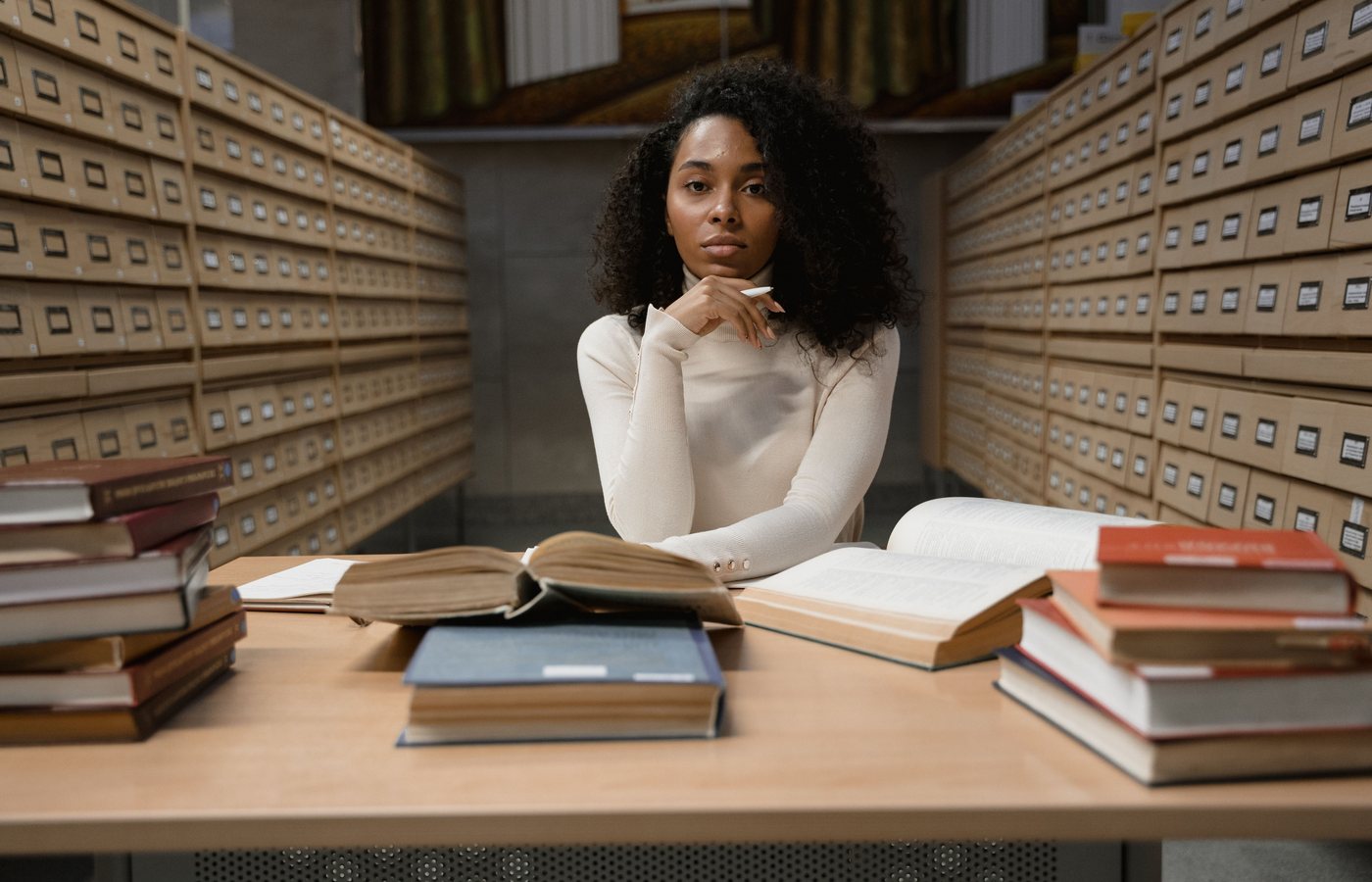 A student researching scholarships and education opportunities